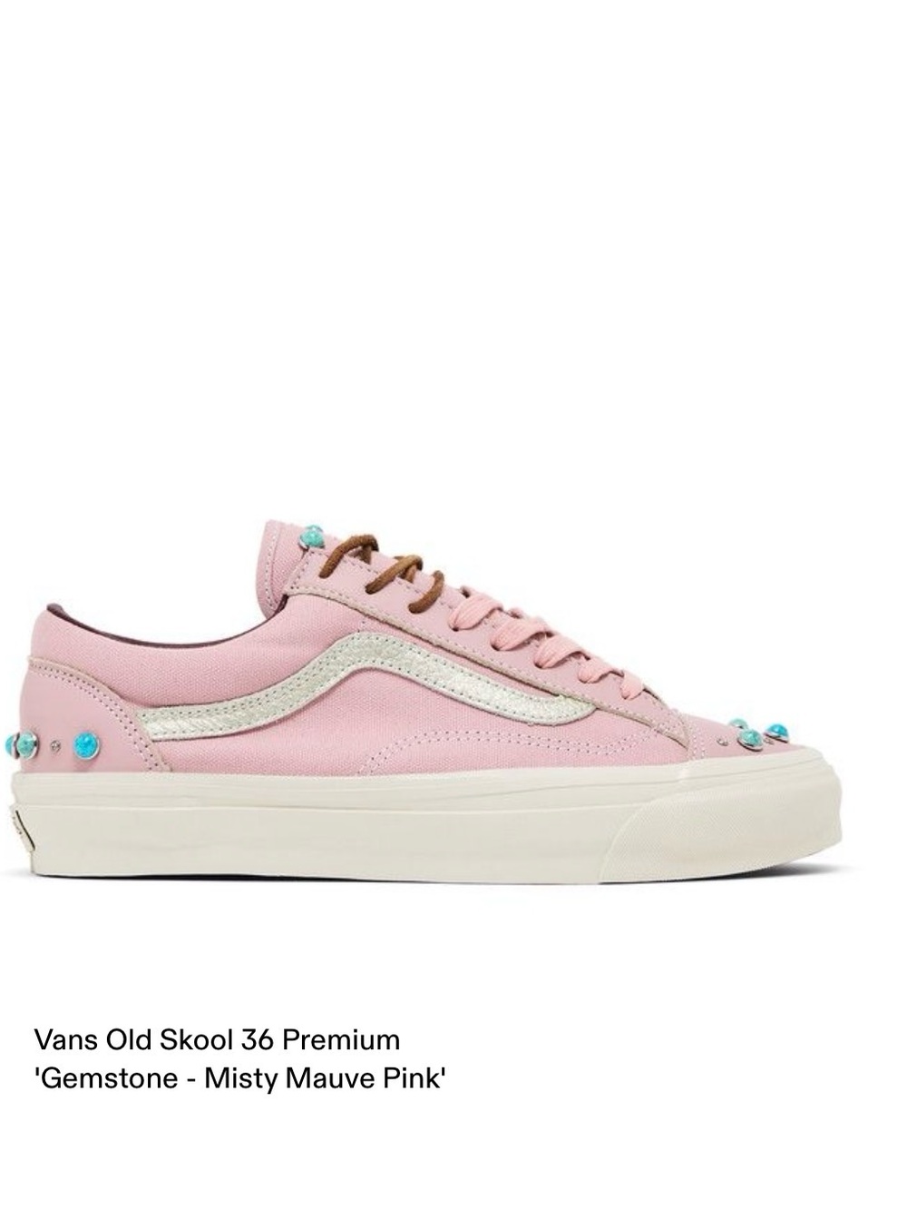 Vans Old Skool Gemstone Sneaker in Misty Mauve Pink & Cream